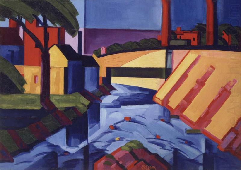 Evening Tones, Oscar Bluemner